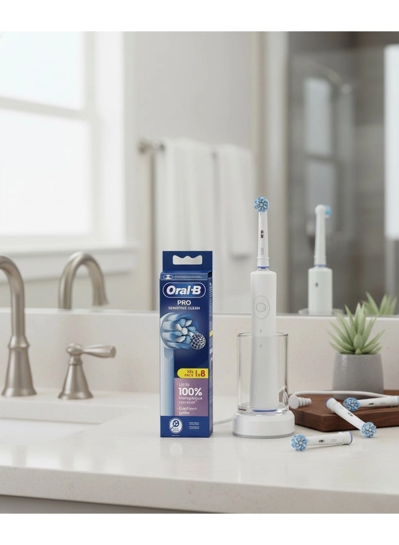 Sensitive Clean - Pack of 8 Extra Soft Bristles