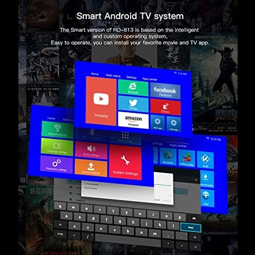 LCD Projector fghnqqplas828 1500 lumens