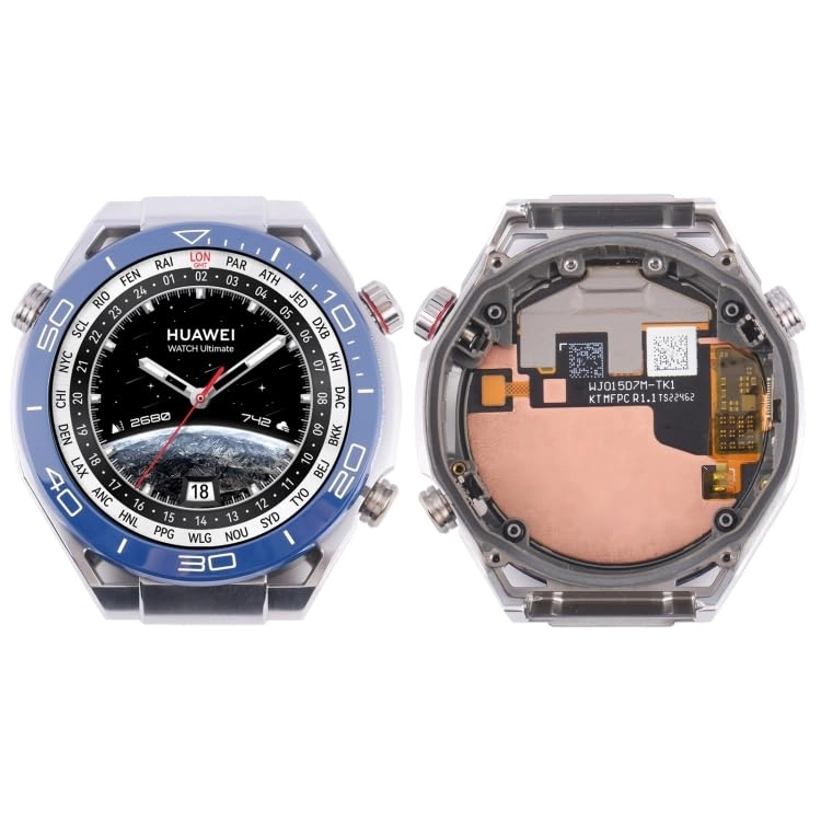 HUAIGNZDF Watch Spare Part LCD Screen with Digitizer Full Assembly for Huawei Watch Ultimate