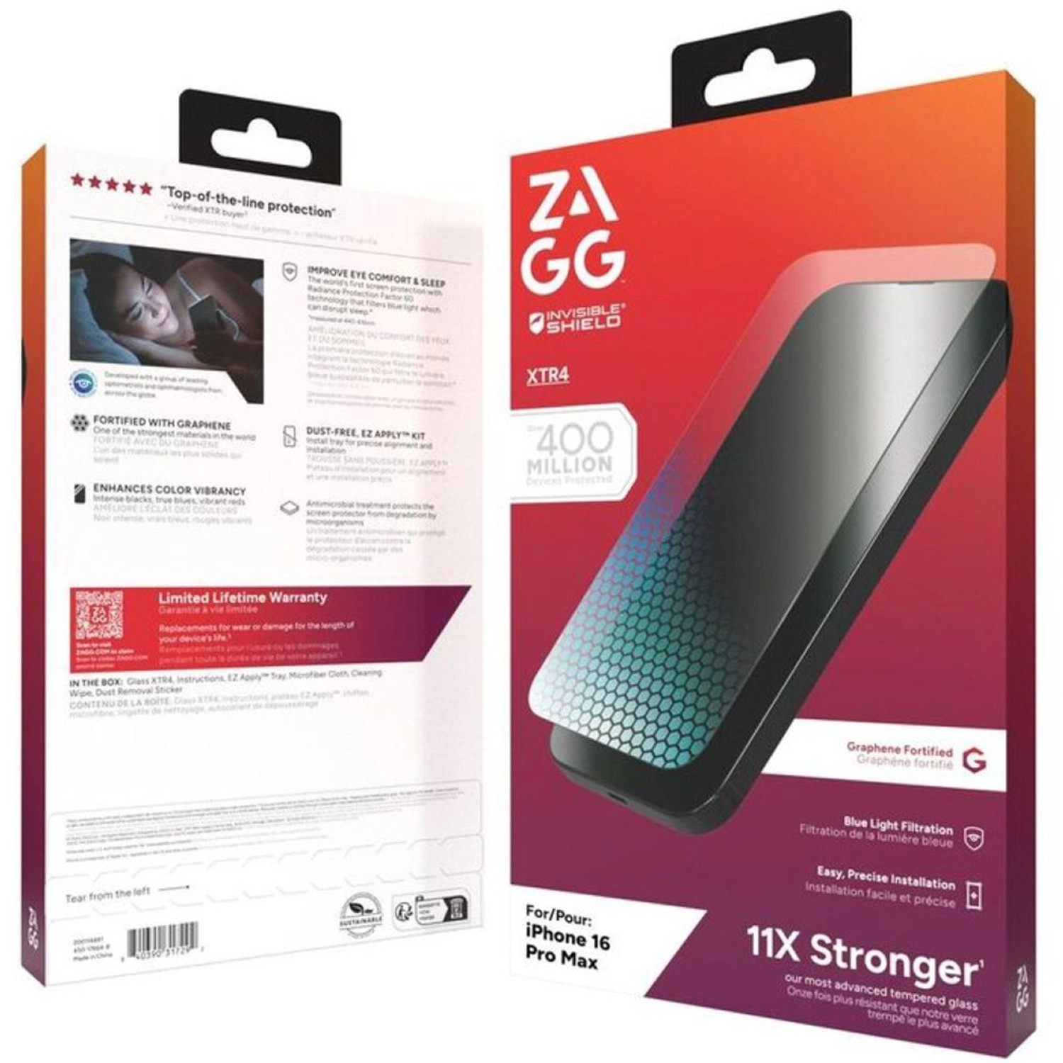 Clear Anti-Reflective Glass Screen Protector for iPhone 16 Pro Max