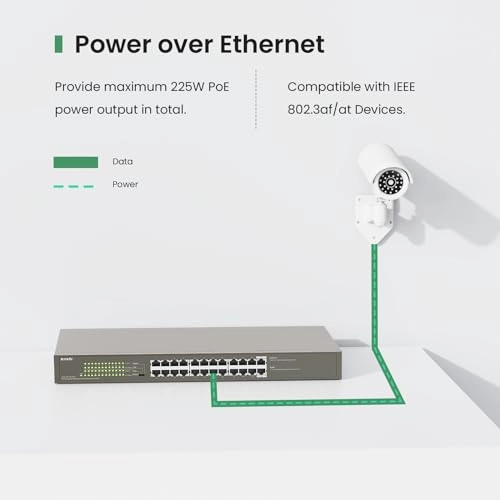 TEG1124P-24-250W 24-ports