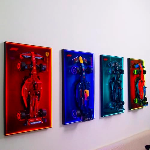 Display Wall Plate for LEGO Technic McLaren Formula 1 Racing Car 42141 - 75X45cm