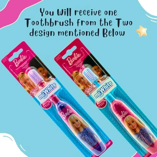 Barbie Electric Toothbrush - Enhanced Pulsar Vibration Battery Included