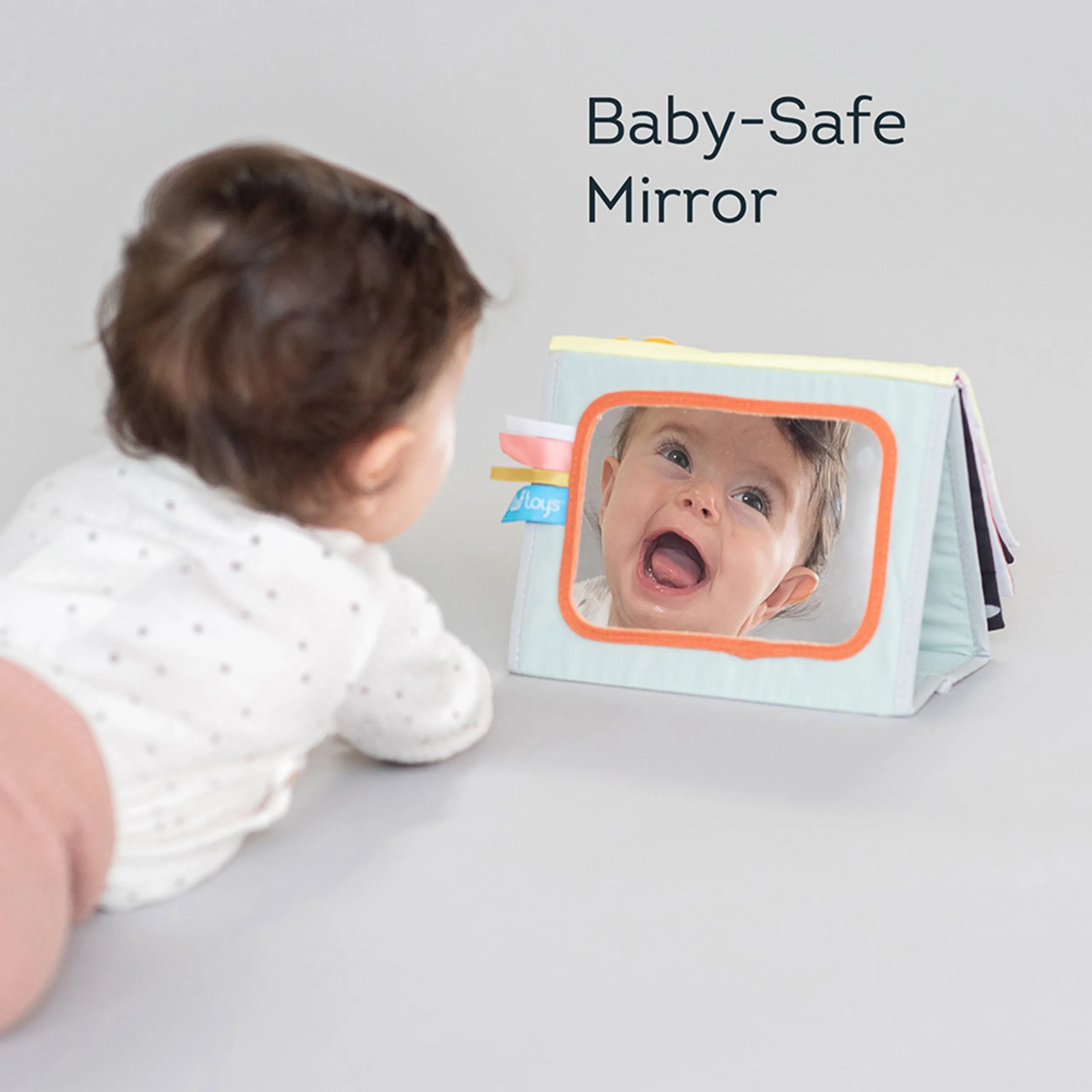 Tummy-time Mirror Polyester Book - 0-36 months