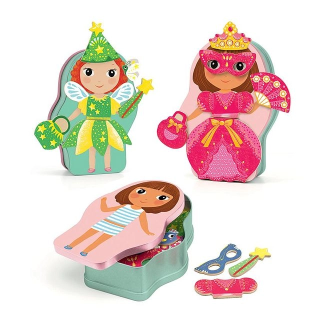 DJECO Belissimo Wooden Magnets Set - 3+ years 27 pieces