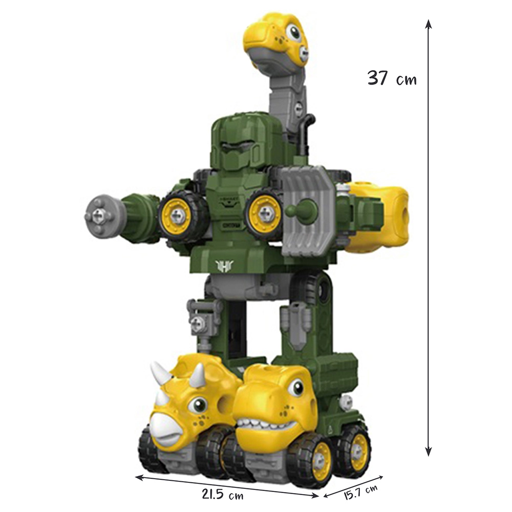 5-in-1 Dinosaur Robot Transformation Vehicle