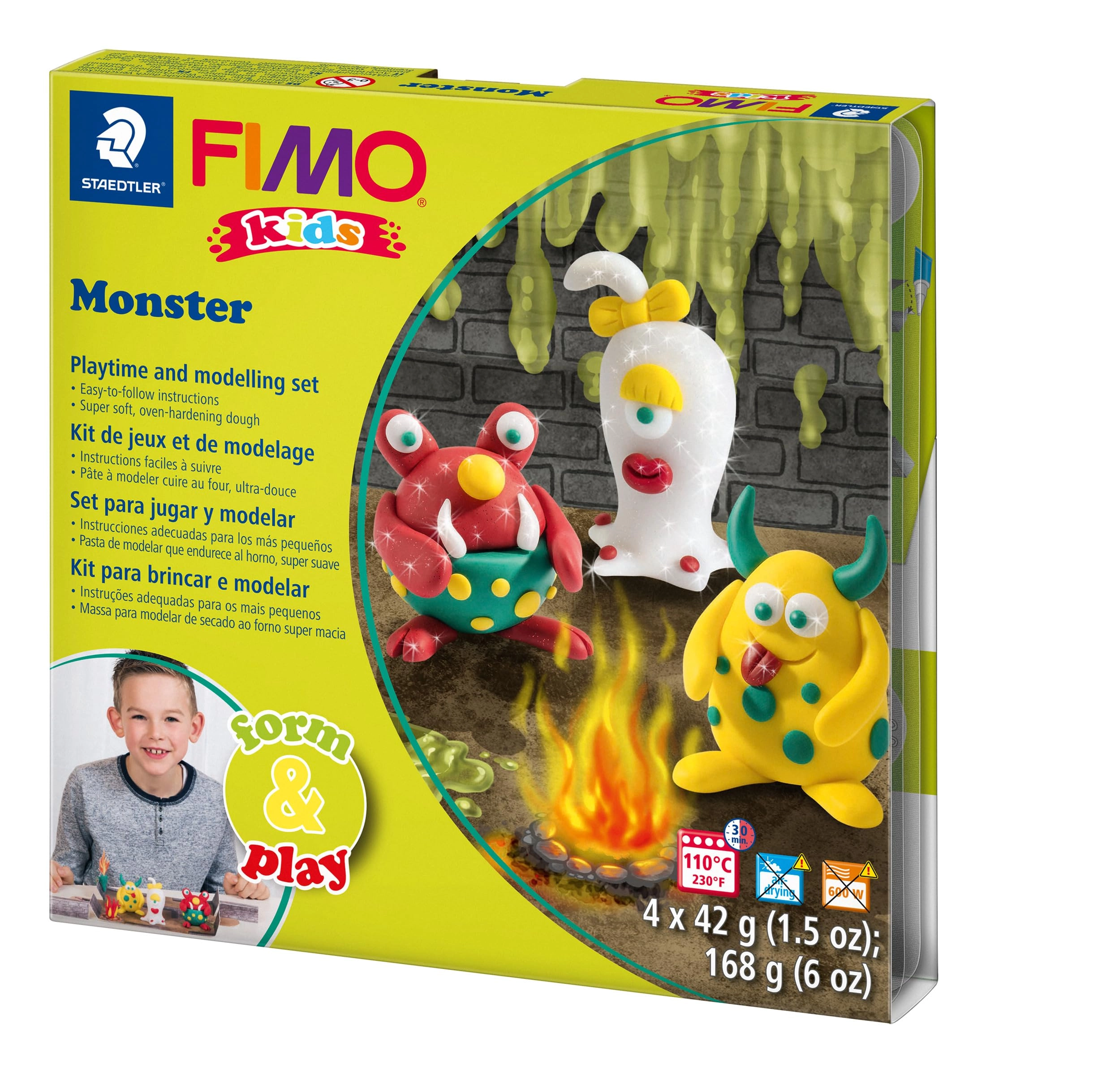 Staedtler FIMO Form&Play - Polymer 4 Blocks