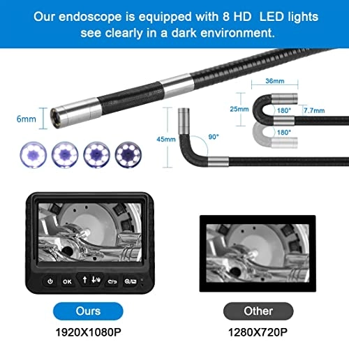 Articulating Borescope - 6mm 2m
