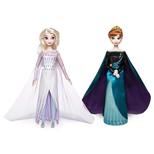 Queen Anna Classic Doll - 11 1/2'' H Frozen 2 + Snow Queen Elsa Classic Doll Ages 3+