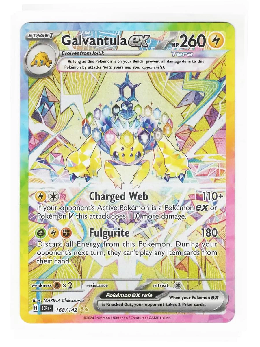 Pokémon Galvantula ex 168/142 - 1 pcs