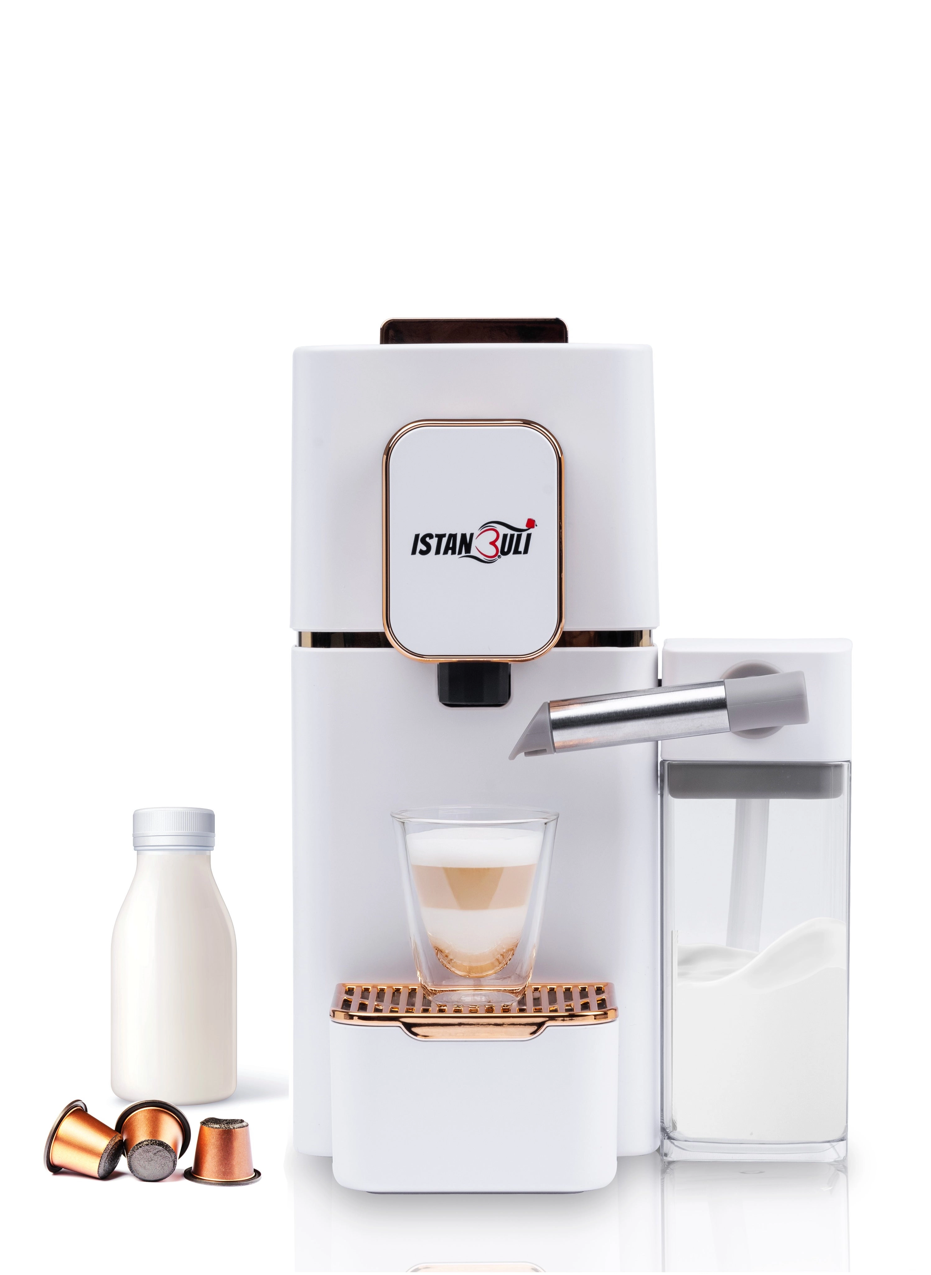 Capsule Coffee Maker & Milk I109