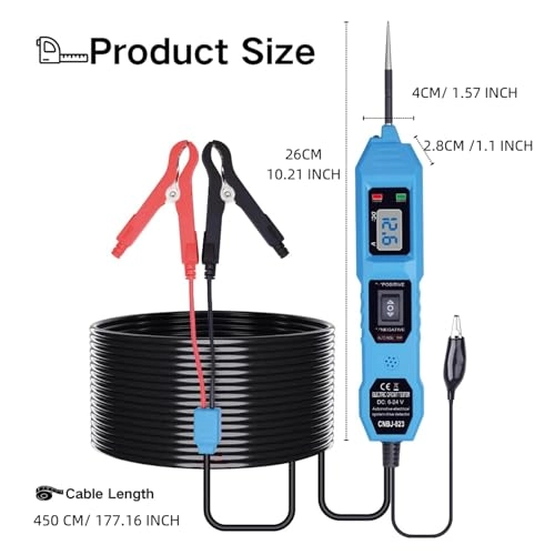 Car Circuit Tester - AC/DC 3.5-36V Digital Display