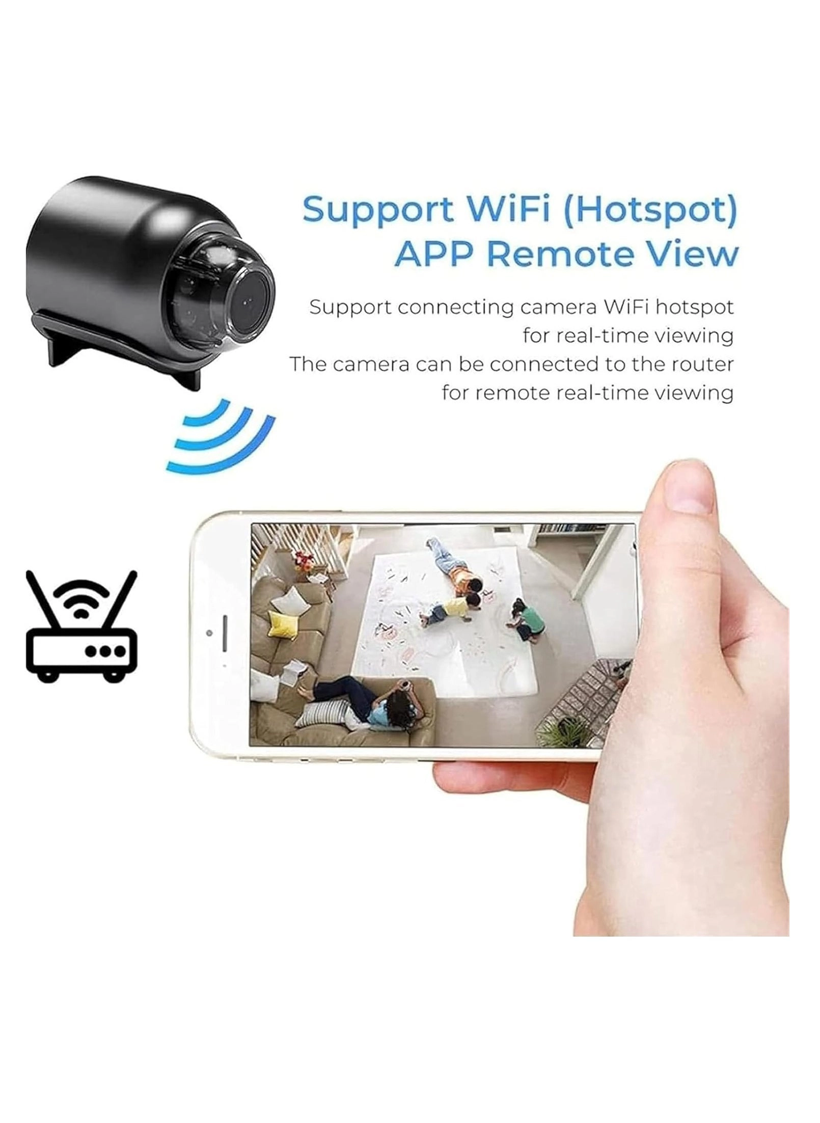 Mini WiFi Security Camera 1080P