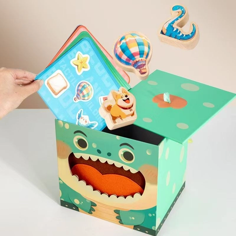 Ruby Wooden Breakfast Puzzle Play Set - Suitable for 3 years & above 21 pieces