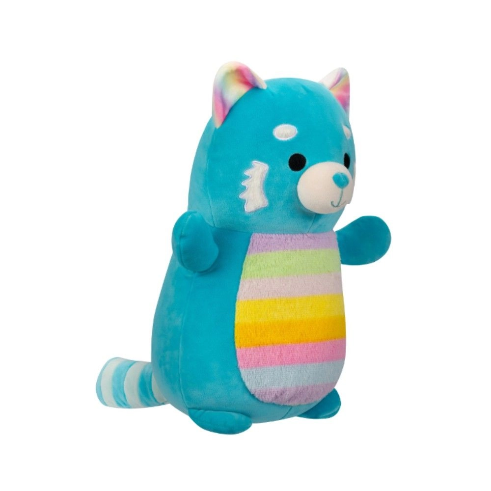 Vanessa Teal Panda - 35.56 cm Plush Rainbow Belly