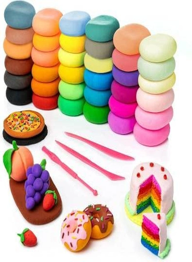 Air Dry Clay - New Pack Non-Toxic with Tools 24 pcs.