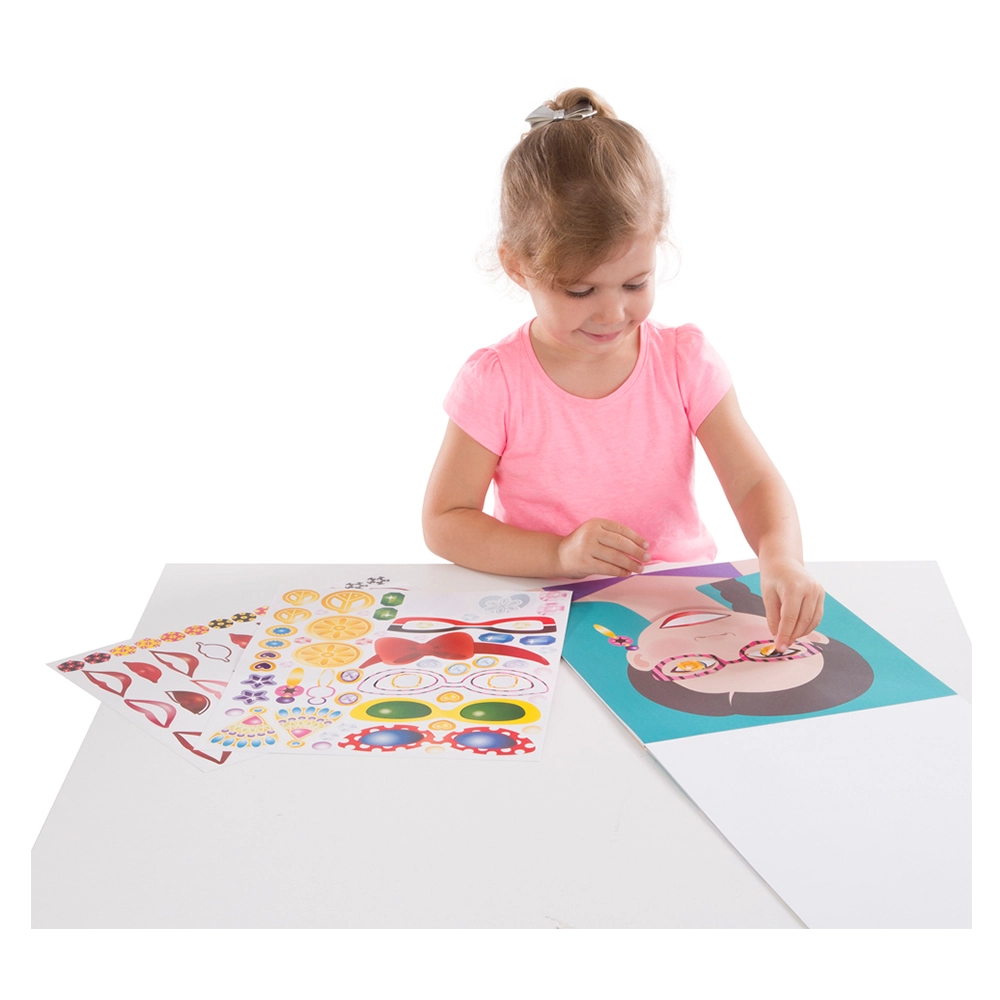 Make a Face Fashion Faces Reusable Sticker Pad Creative Play 250 pcs