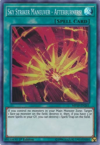 Yu-Gi-Oh! Sky Striker Maneuver - Afterburners! - MP19-EN261 1st Edition