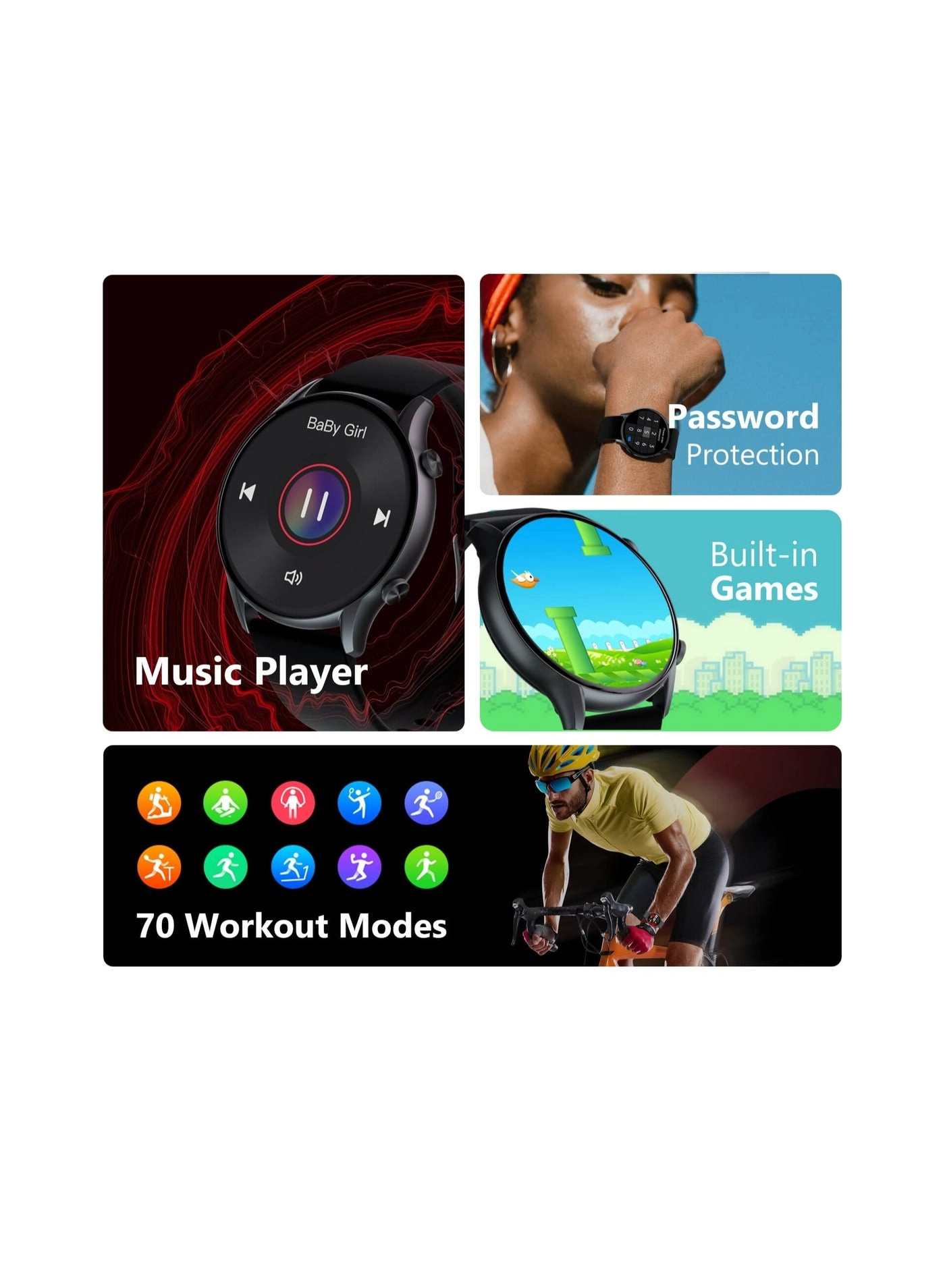 Calling Smart Watch Leather