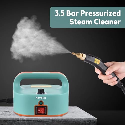 Handheld Steam Cleaner - 1500W 3 Brush Heads
