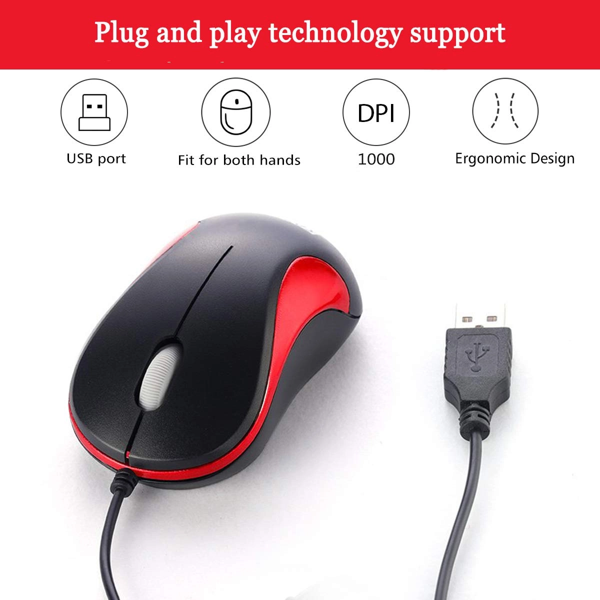 Mini Optical Mouse - Wired