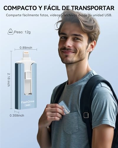 USB Stick - USB 3.0 Lightning Micro-USB USB-C 256GB