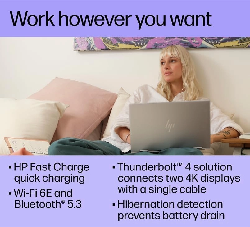 Envy x360 - 16'' Core Ultra 7-155U 16GB DDR5 2TB SSD