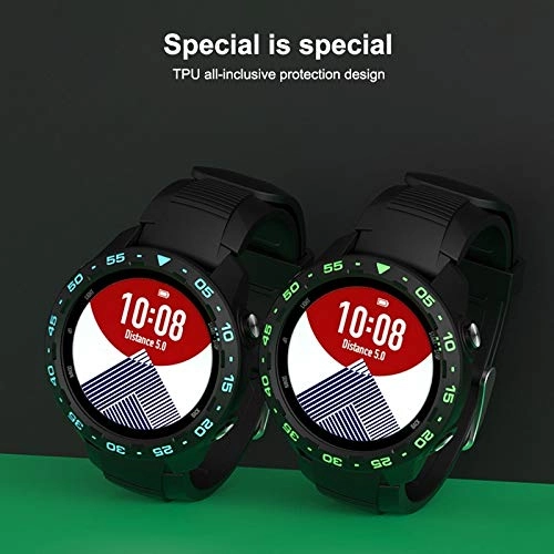 Protective Case for Garmin Forerunner 245 / 245M - TPU Black+Red