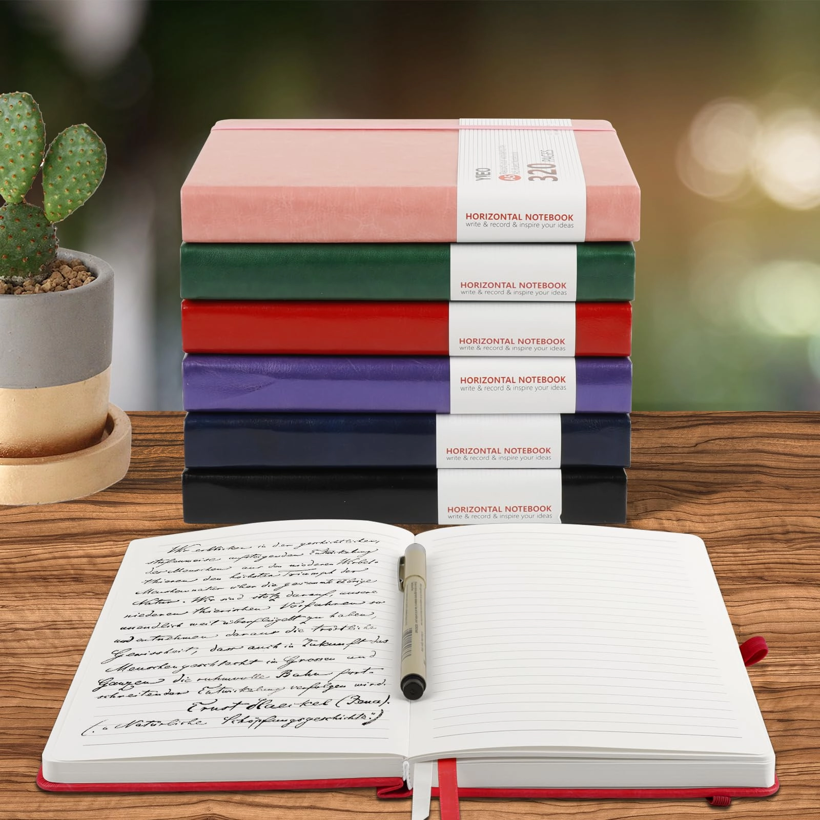 Notebook A5 Hardcover - Lined 160 Sheets
