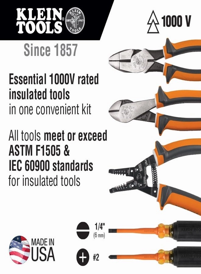 94130 Insulated 1000V Slotted and Phillips Screwdriver Set