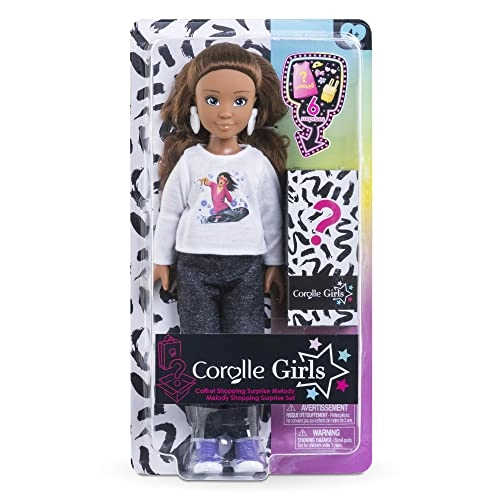 Melody Fashion Doll - 11-inch Vinyl 6-Piece Accessories Set Ages 4+