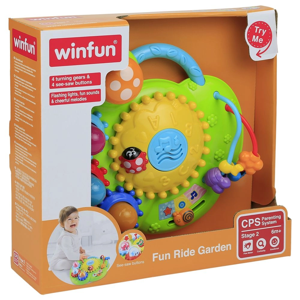 Fun Ride Garden Musical Toy - Suitable for 6 months to 24 months