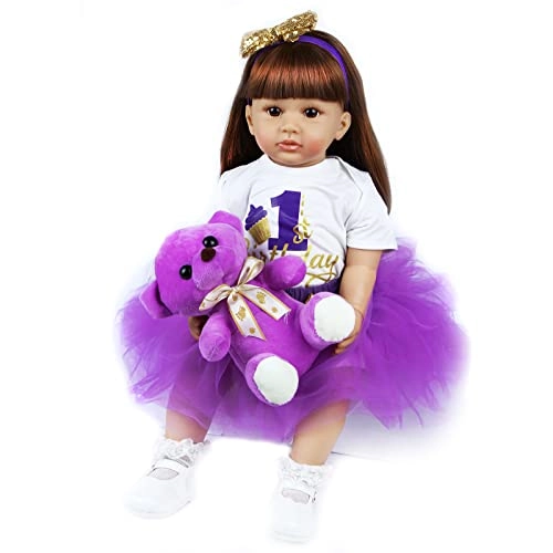 Reborn Baby Doll - 22 Inches / 55 cm Silicone Ages 3+