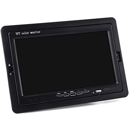 Foldable Car Monitor - 7 Inches + Car Backup Camera - Wireless Night Vision 800(H) x RGB x 480(V)