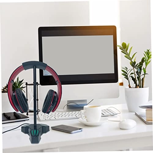 Headphone Stand for Headphones - USB Port RGB Lighting