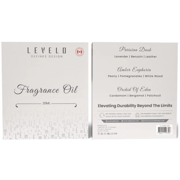 LEVELO 3-In-1 Fragrance Set - Parisian Dusk Amber Euphoria Orchid of Eden 3