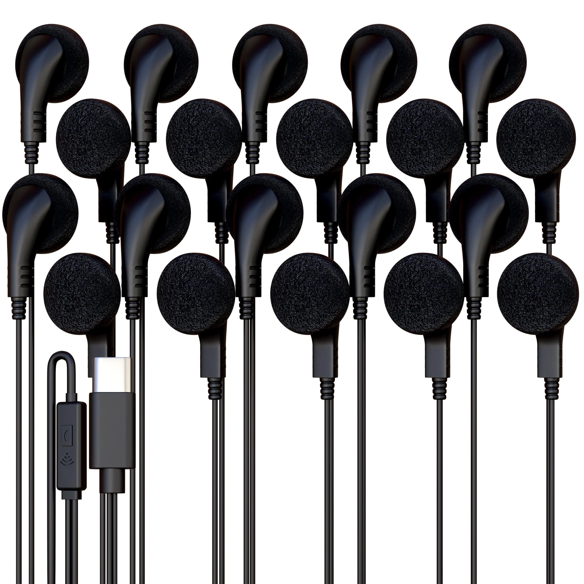 1BNUTX Wired Earbud 10 Pack
