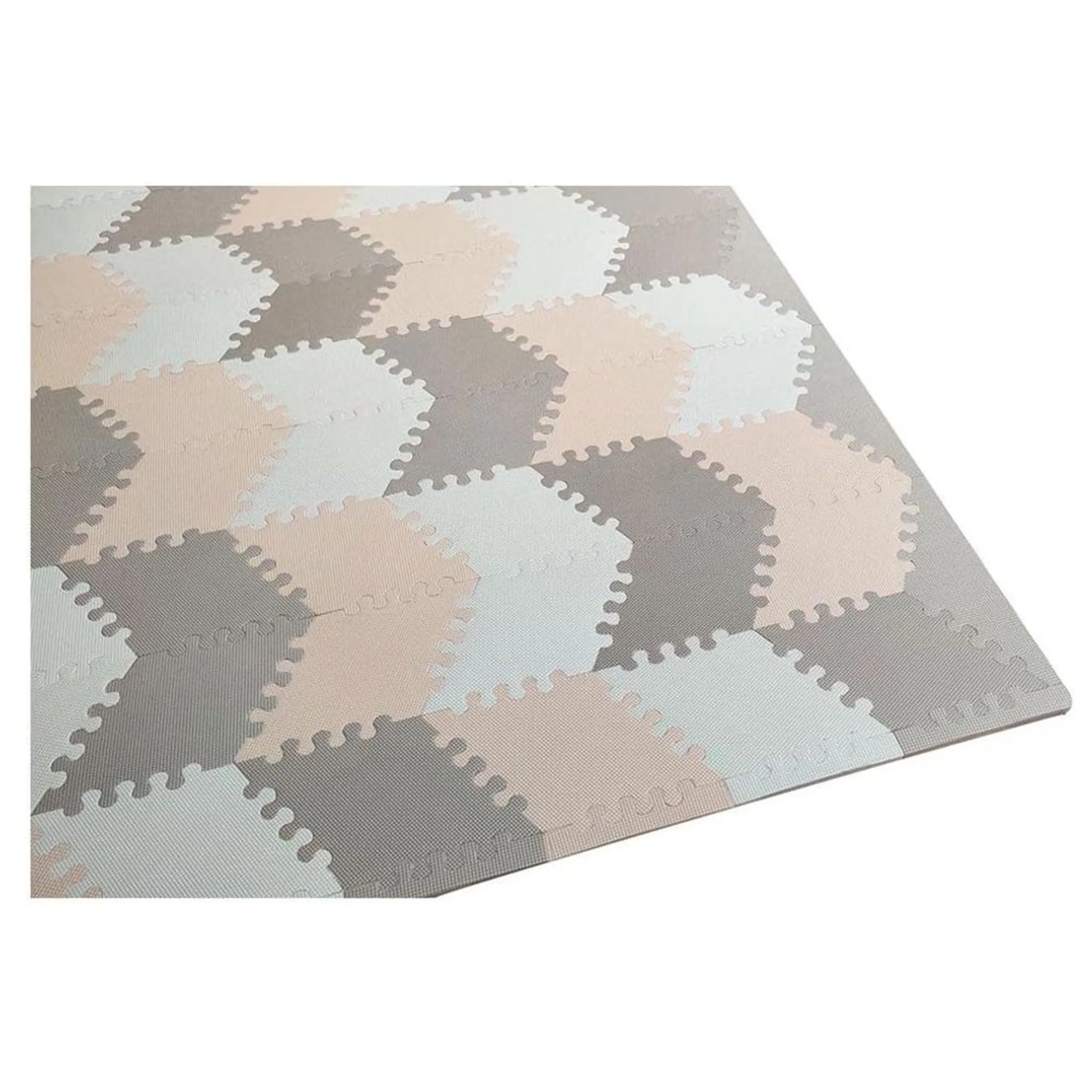 Play Mat Multi-Shape - Peach & Brown 6 months