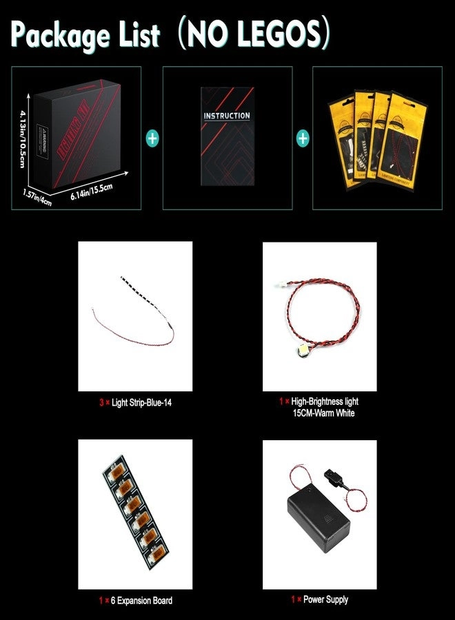 LED Light Kit - for Lego 75328 The Mandalorian Helmet