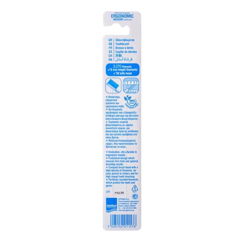Ergonomic Toothbrush - Medium Soft
