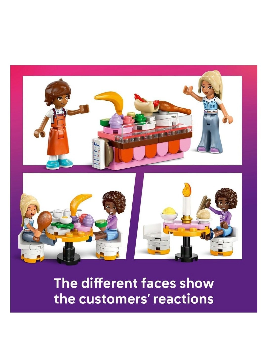 Friends Restaurant and Cooking School (42655) - 4 Minidolls Cat Figure