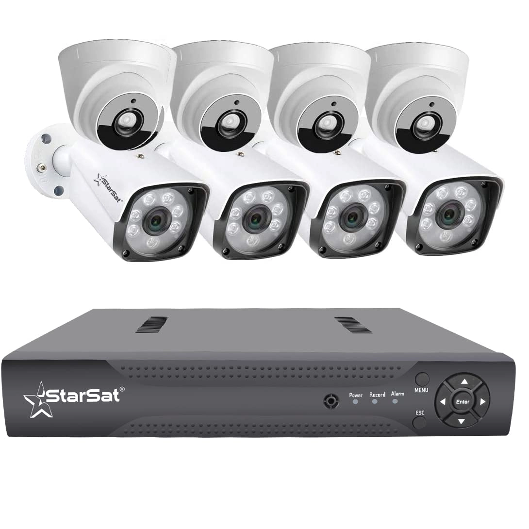 StarSat 8ch AHD Kit - 4 TB 8 channels