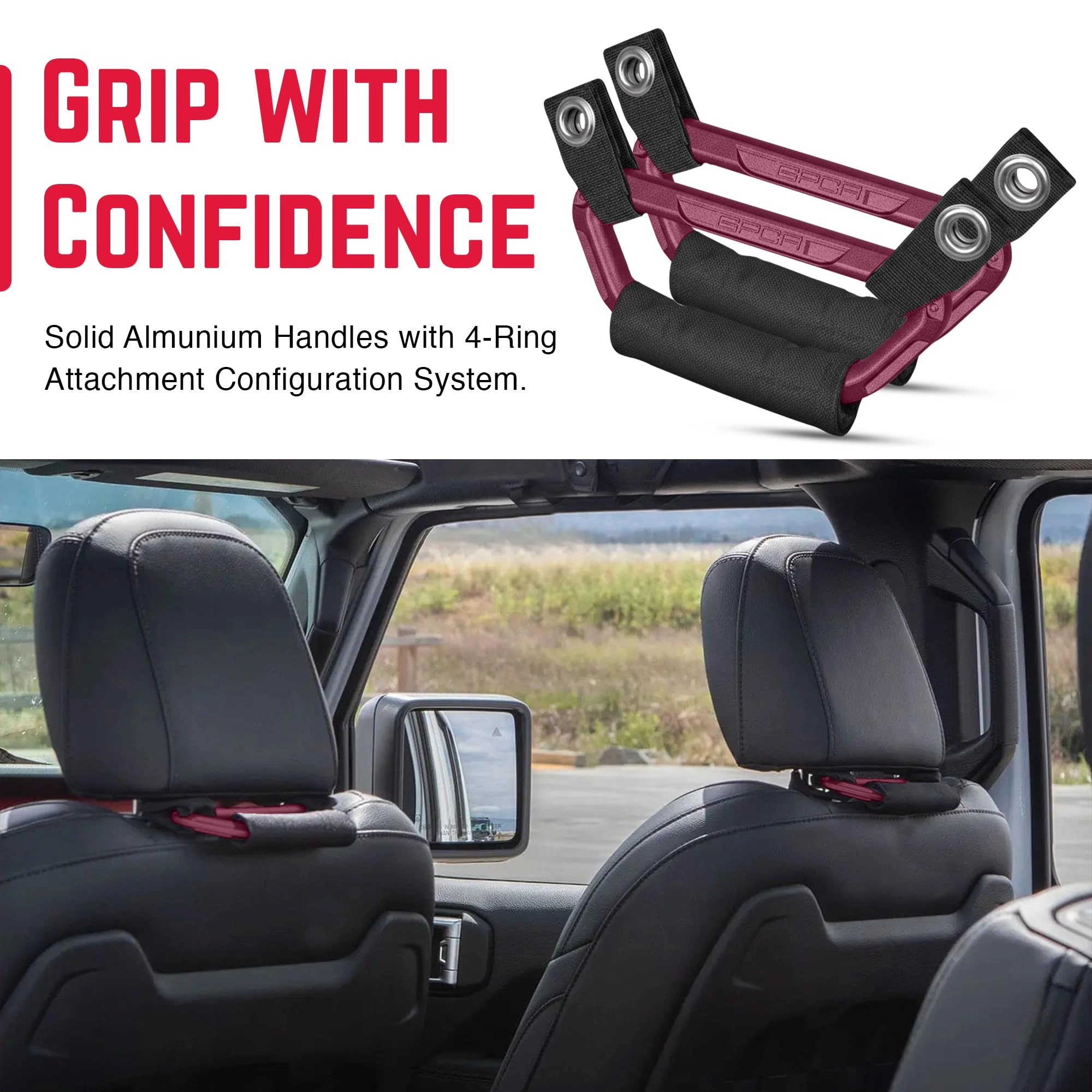 GP BackGrip Lite - 2-Pack Burgundy