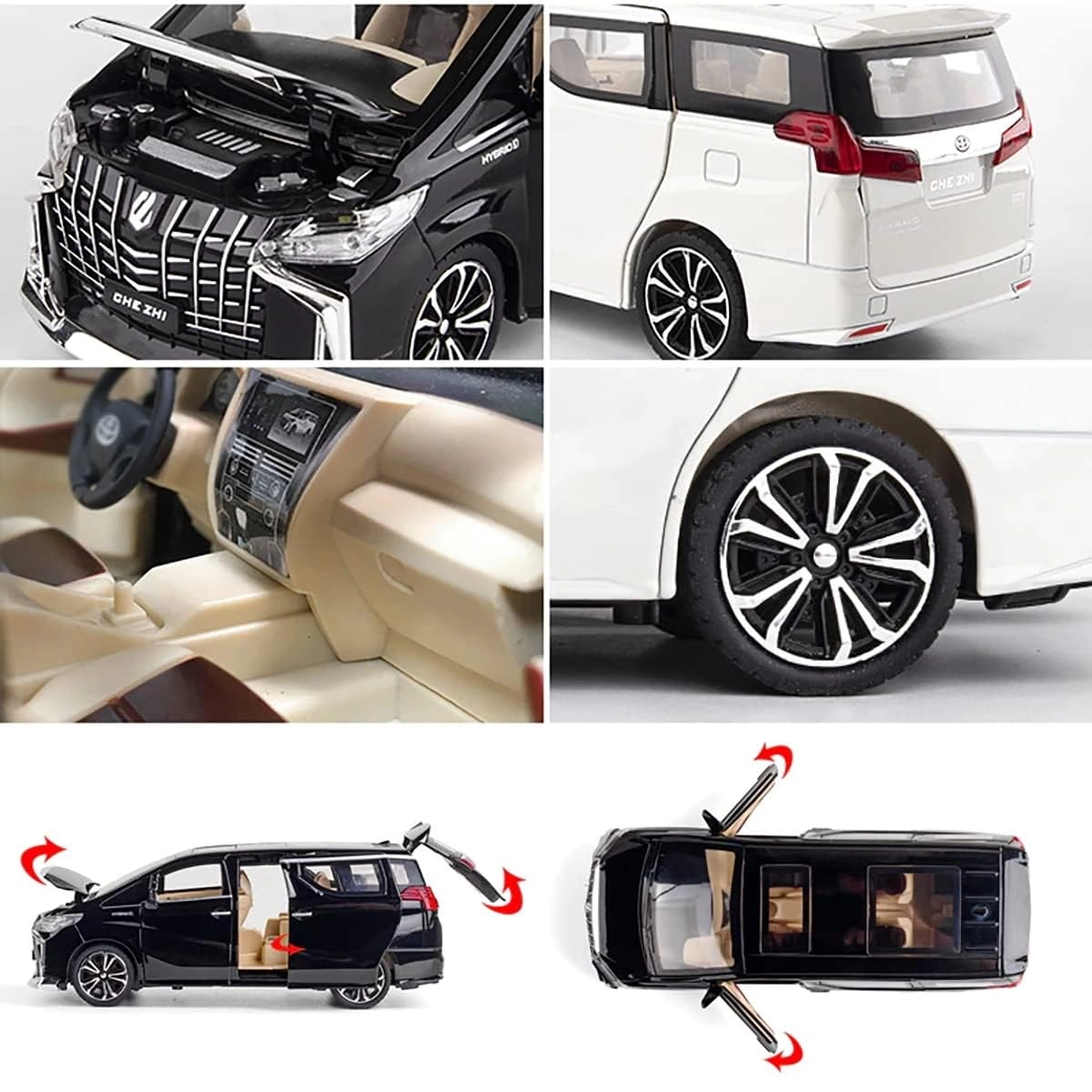 alphard - 1:24 1pcs