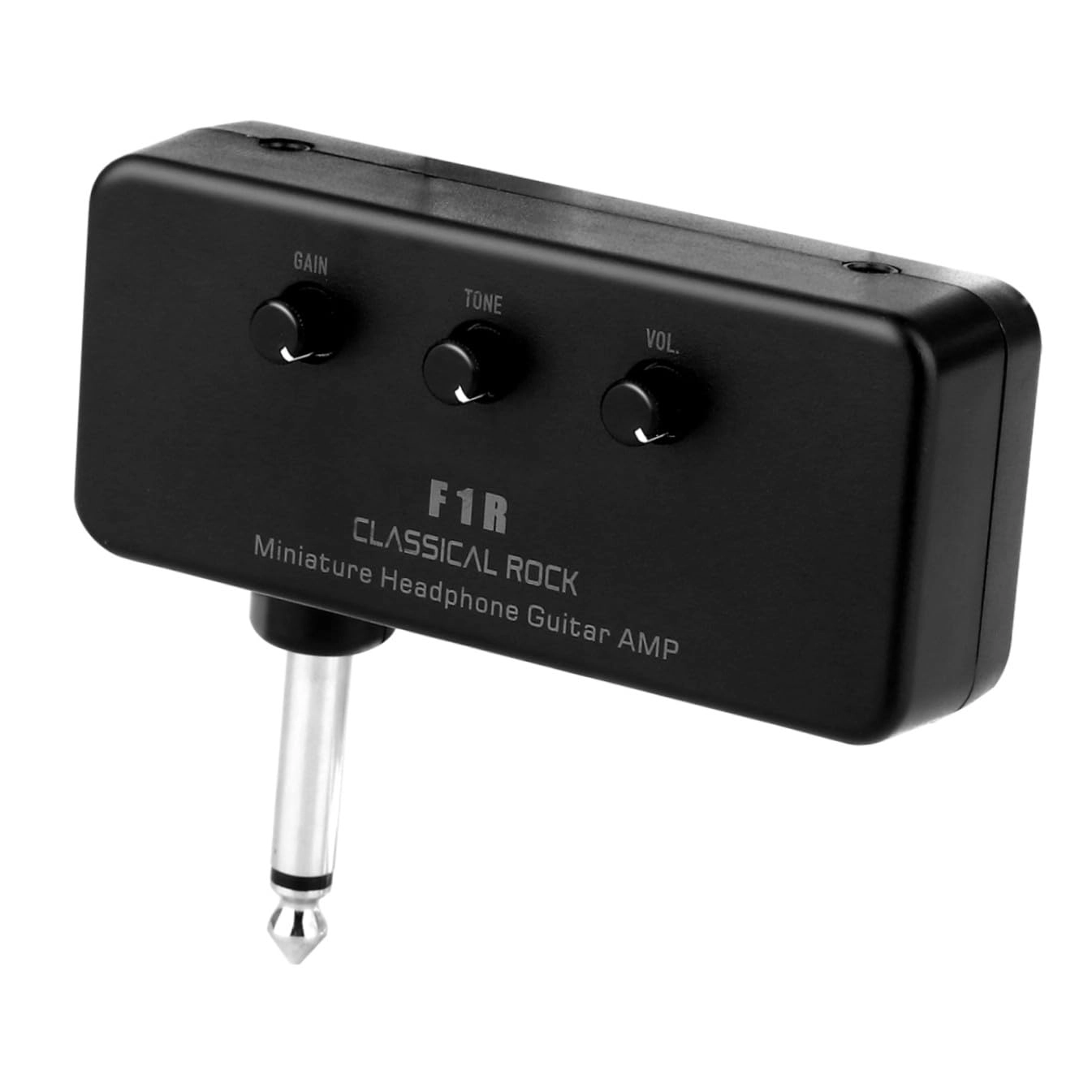 DECHOUS Mini Portable Headphone Guitar Amplifier - Black 2 AAA