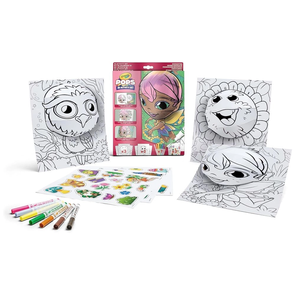 Crayola Pops 3D Dinos - 7 washable markers