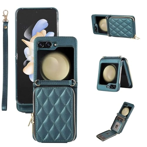 Miagon Folio Case for Samsung Galaxy Z Flip 5