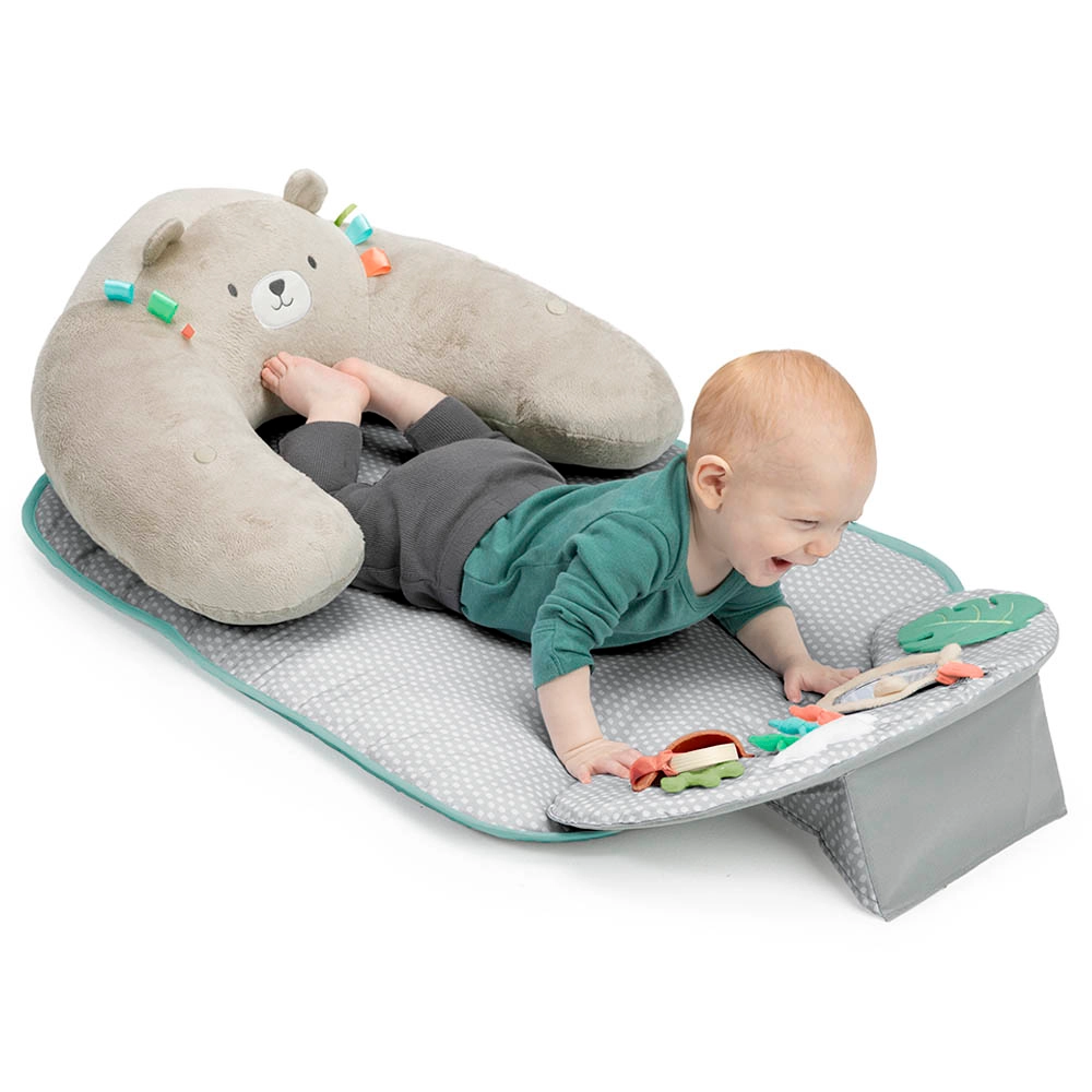 Cozy Prop Sit Up & Activity Mat - Nate the Bear Suitable for 0 month and above