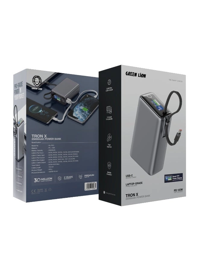 Tron X - 25000mAh 100 W Fast-Charging