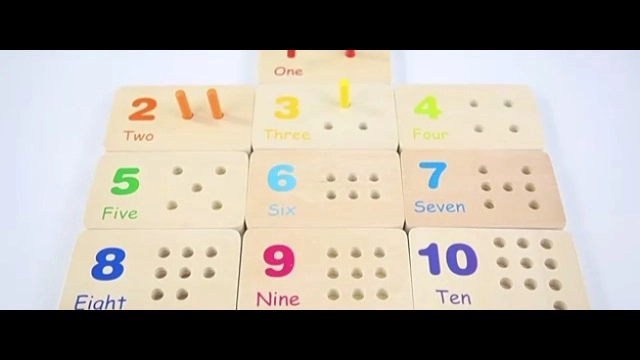 Montessori Wooden Beads Sequencing Toy - 2-4 yr(s) 30 piece(s)